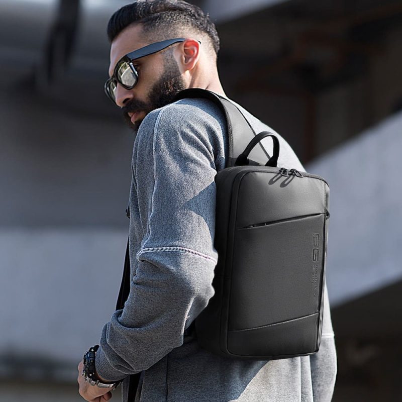 Τσαντάκι ώμου χιαστί crossbody Bange 22002 μαύρο - Image 3