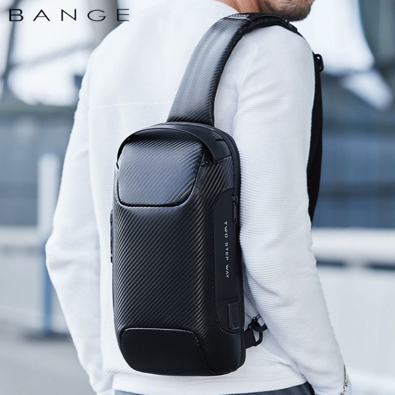 Τσαντάκι ώμου χιαστί crossbody Bange 22085 plus μαύρο - Image 2