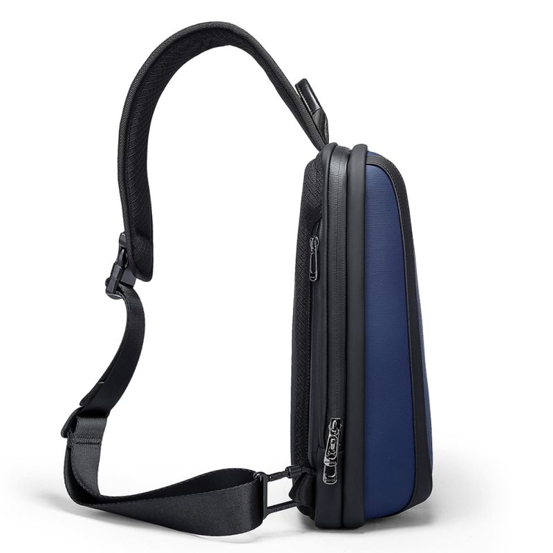 Τσαντάκι ώμου χιαστί crossbody Bange 2811 μπλέ - Image 5