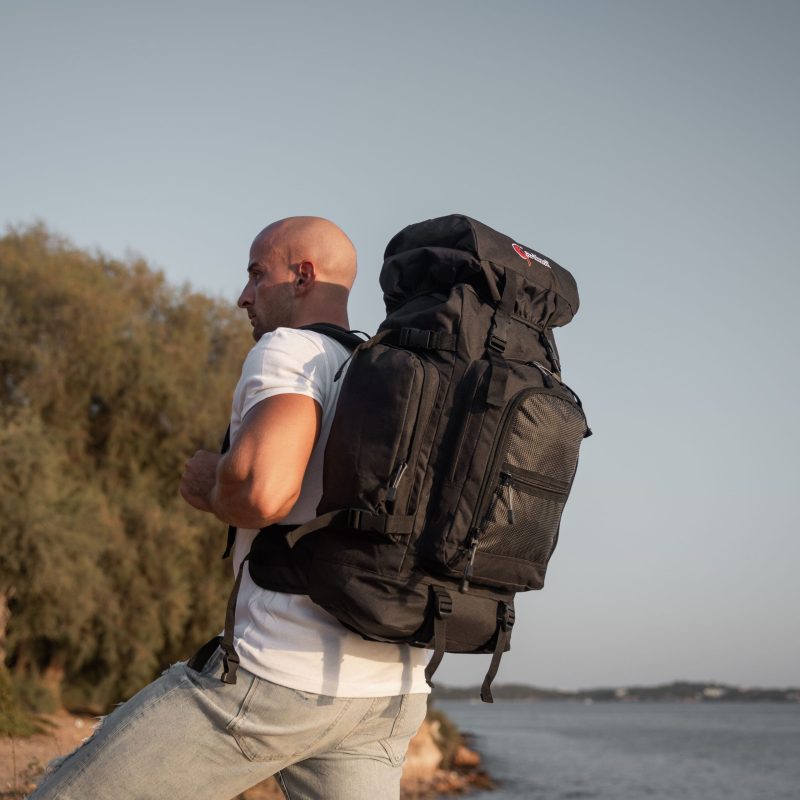 Σακίδιο πεζοπορίας Cardinal αδιάβροχο Daypack 60L 521 μαύρο - Image 6