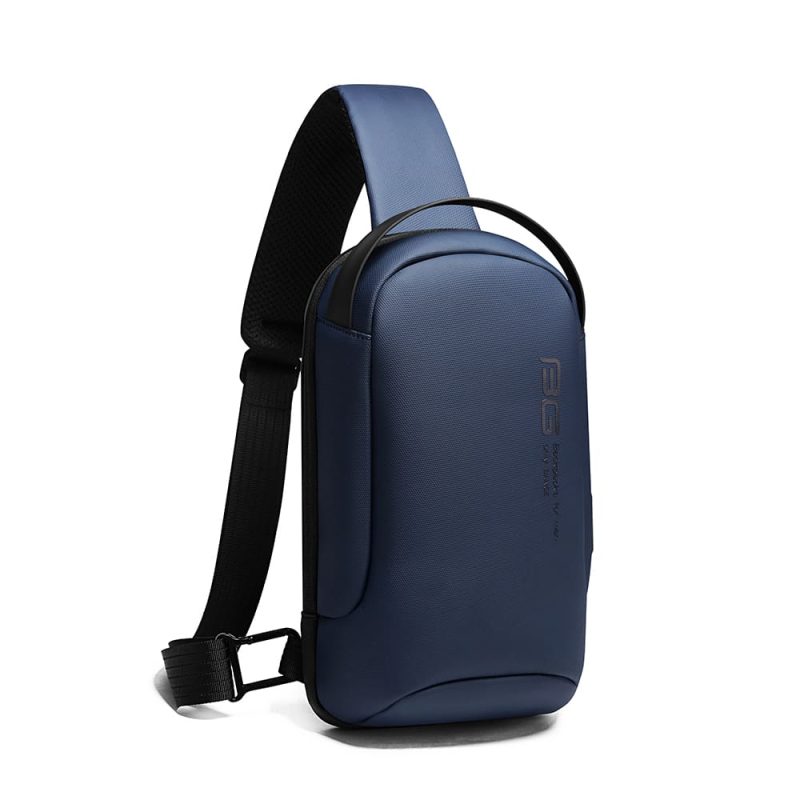 Τσαντάκι ώμου χιαστί crossbody Bange 7221 μπλέ - Image 4