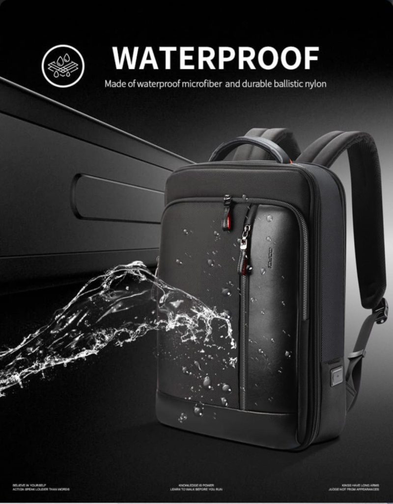 Σακίδιο πλάτης Αντικλεπτικό 24L Laptop 15,6” Bopai 751-006641A μαύρο - Image 4