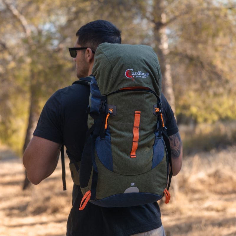 Σακίδιο πεζοπορίας, αδιάβροχο Daypack Cardinal 50L 790 χακί - Image 2