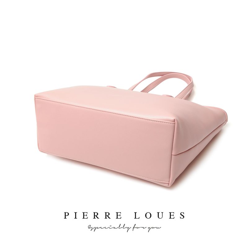 Γυναικεία Τσάντα Ώμου Shopper Pierre Loues 914-62 ροζ - Image 6