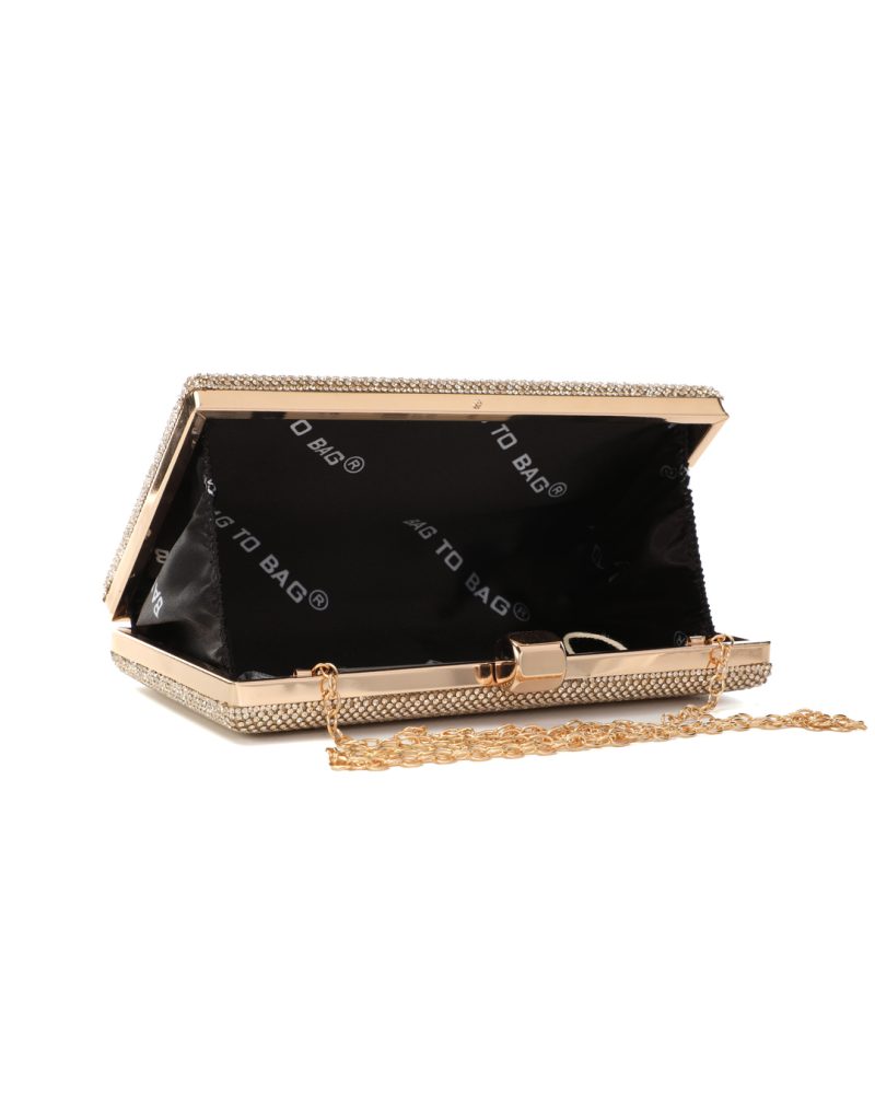 Τσάντα φάκελος clutch JH2221 - Χρυσό - Image 2