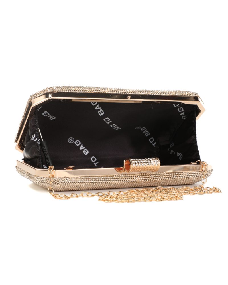 Τσάντα φάκελος clutch JH2222 - Χρυσό - Image 2