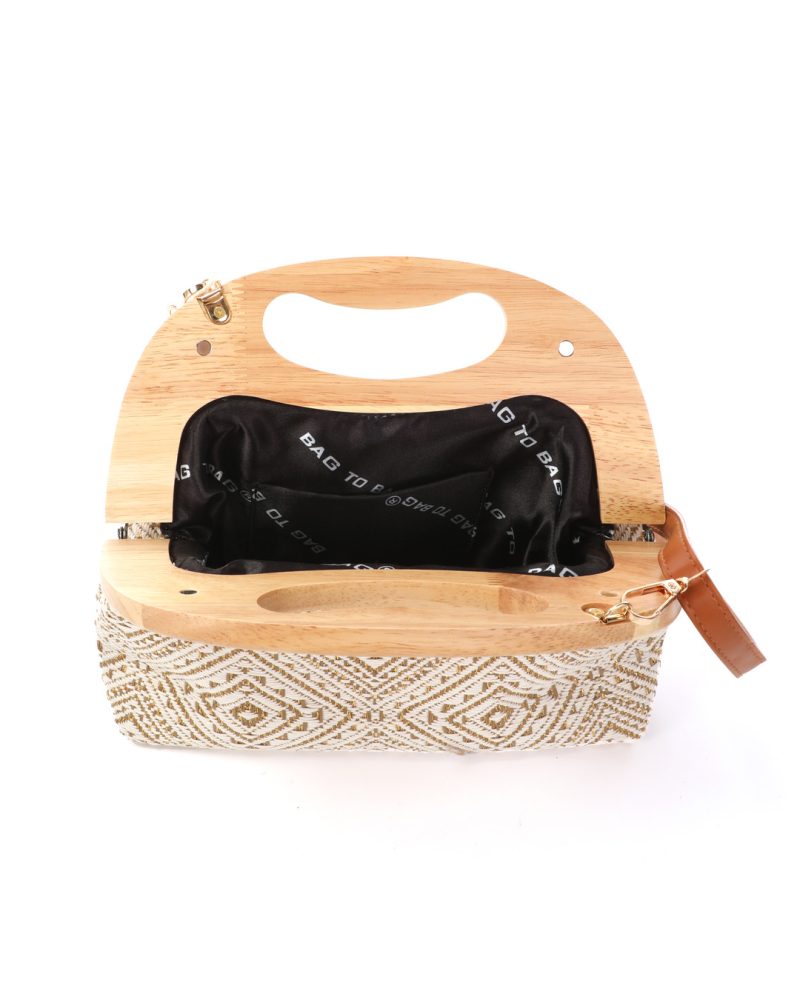 Τσάντα φάκελος clutch JH-2215 - Μπλέ - Image 2