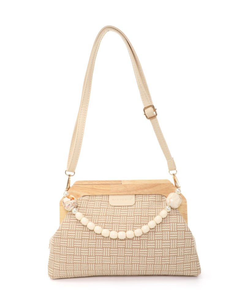 Τσάντα φάκελος clutch JH-22007 - Apricot