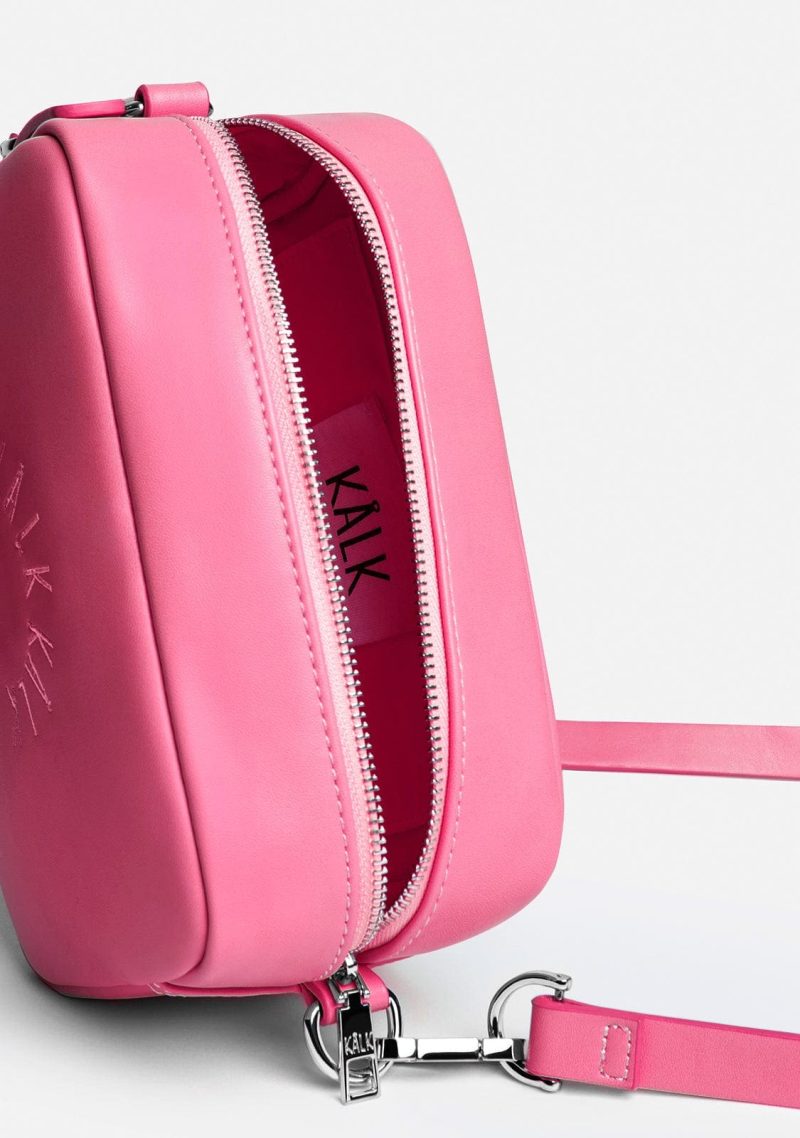Γυναικεία Τσάντα Χιαστί Kalk KLABAG11-0012 ροζ/φούξια - Image 6