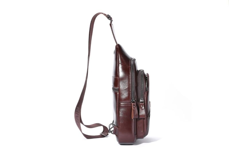 Δερμάτινο τσαντάκι body Bull Captain XB 127 καφέ - Image 6