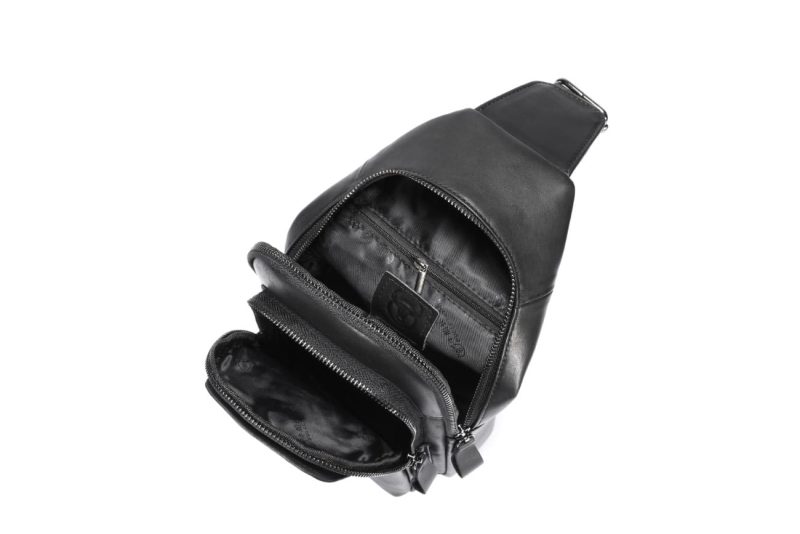Δερμάτινο τσαντάκι body Bull Captain XB 127 μαύρο - Image 6