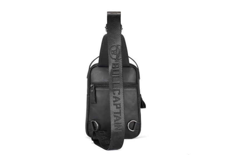 Δερμάτινο τσαντάκι body Bull Captain XB555 μαύρο - Image 4