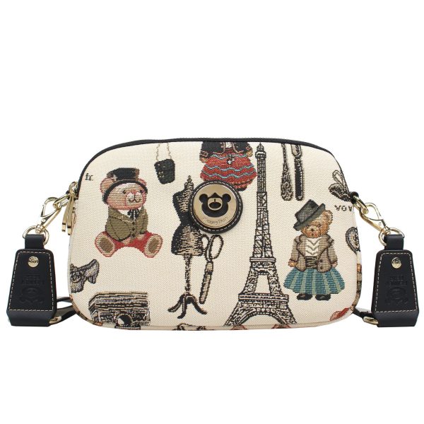 Τσάντα Χιαστί Paris Bear Henney Bear