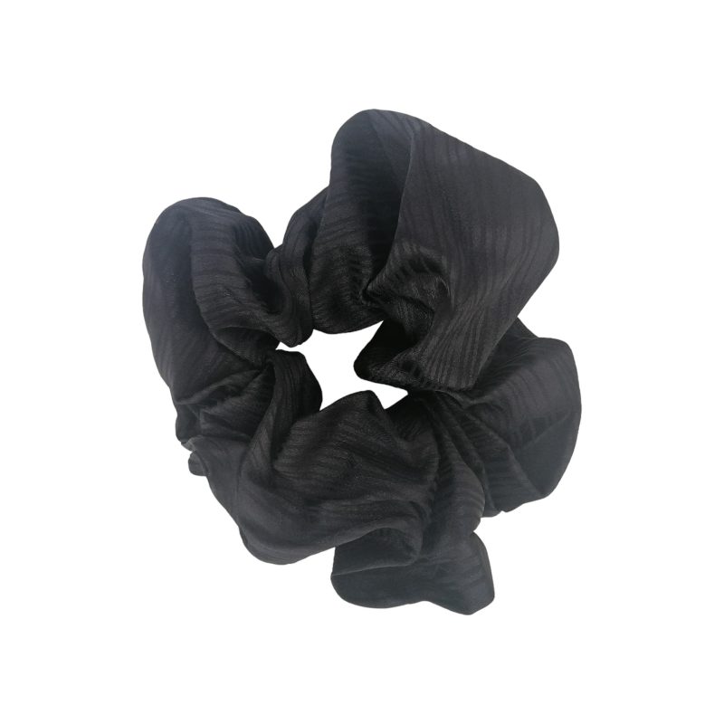 Σούρα μαλλιών σατεν ONLY BLACK 5.5 cm