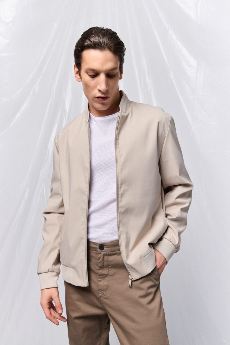 B&apos; Ανδρικό κοντό πανωφόρι 53-201-005 LT BEIGE - Image 6