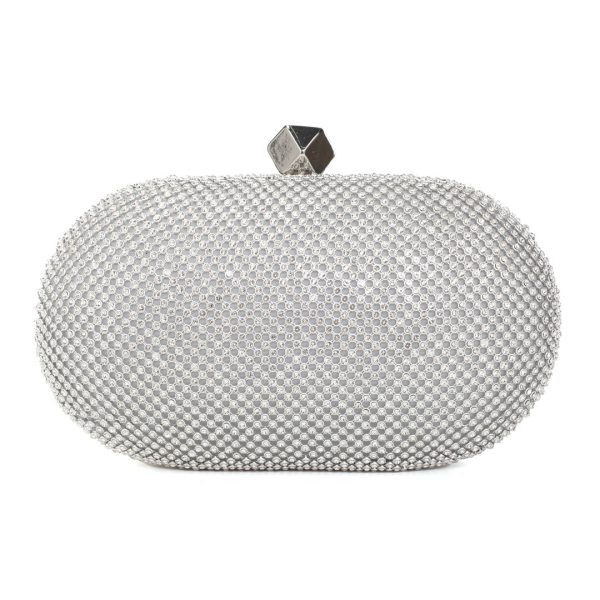 Τσάντα φάκελος clutch JH2226 - Ασημί