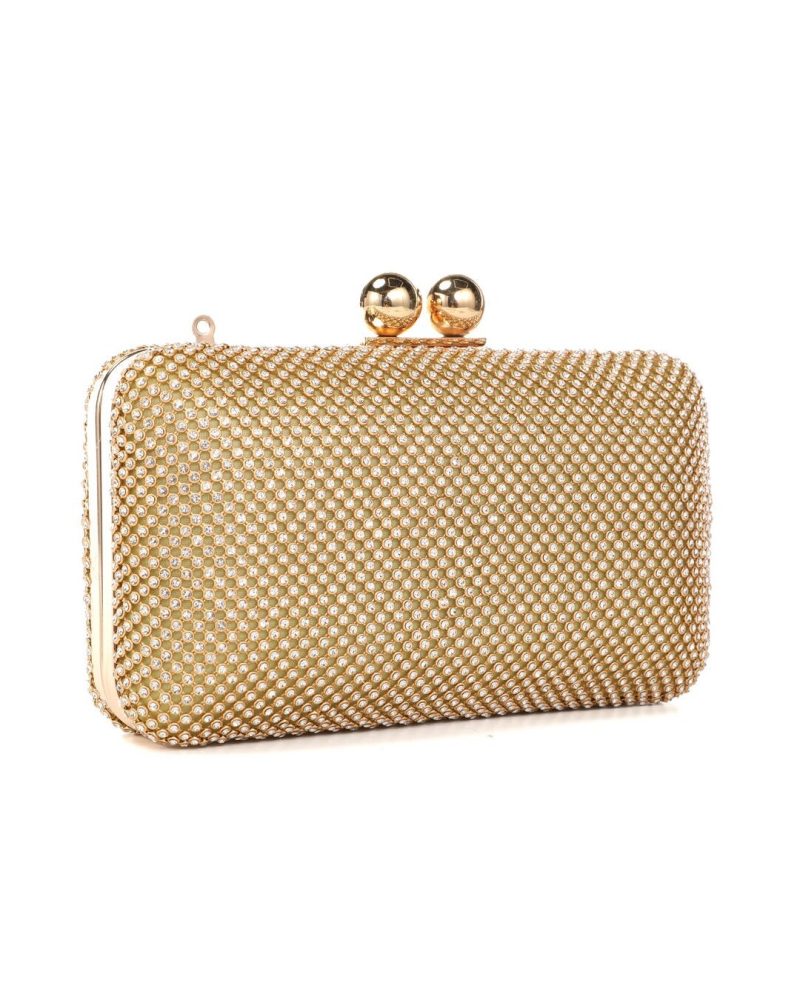 Τσάντα φάκελος clutch JH2227 - Χρυσό - Image 3