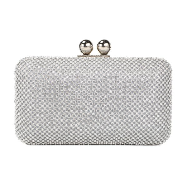 Τσάντα φάκελος clutch JH2227 - Ασημί
