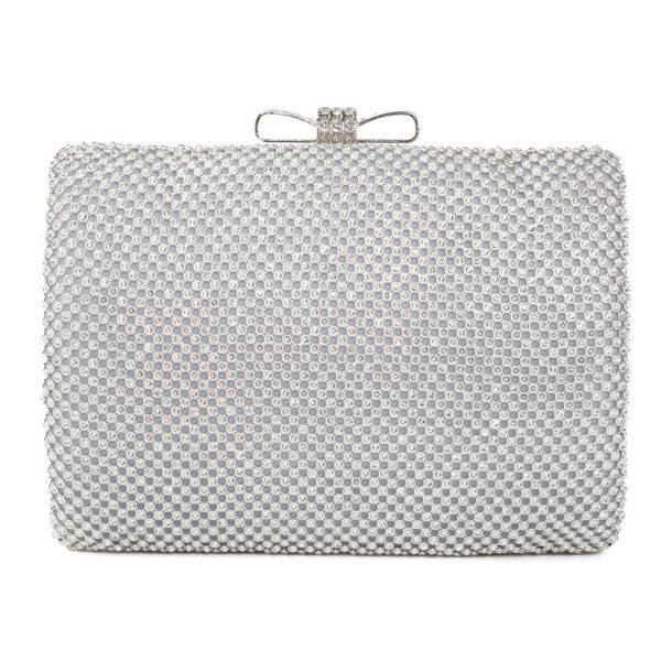 Τσάντα φάκελος clutch JH2228 - Ασημί