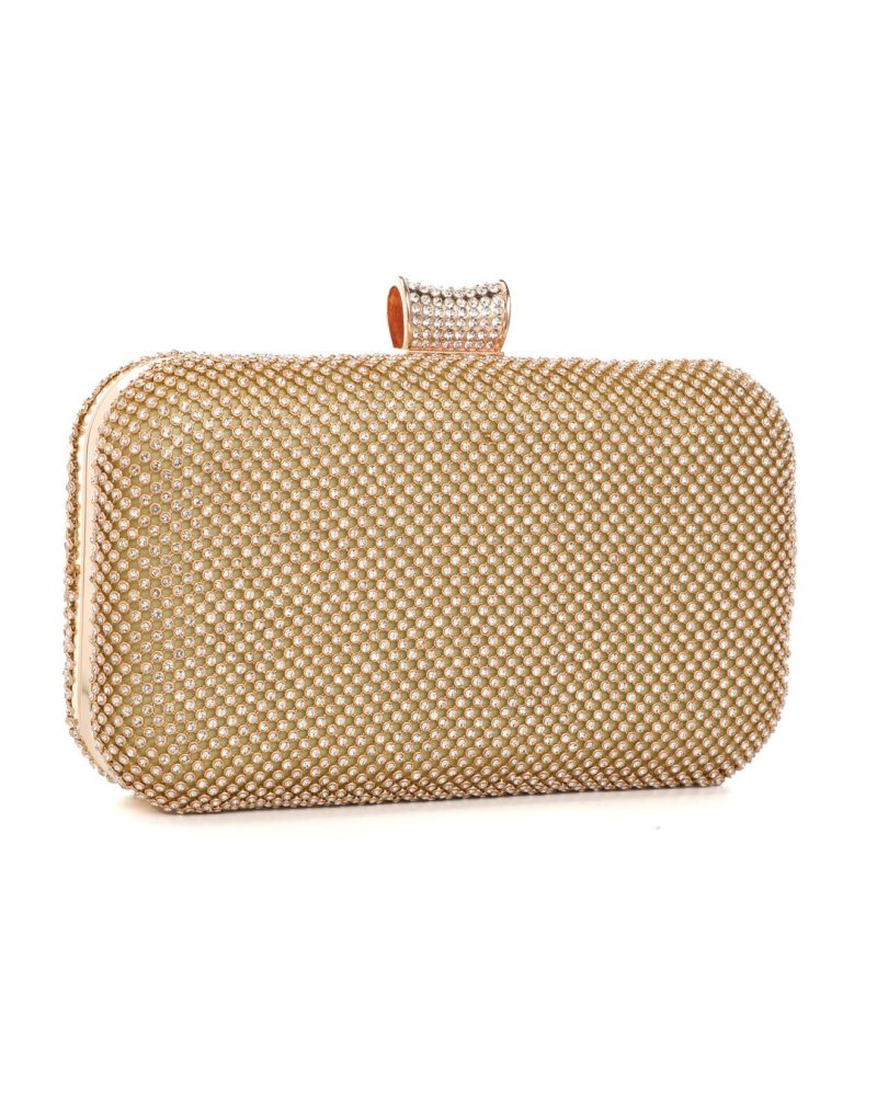 Τσάντα φάκελος clutch JH2229 - Χρυσό - Image 3