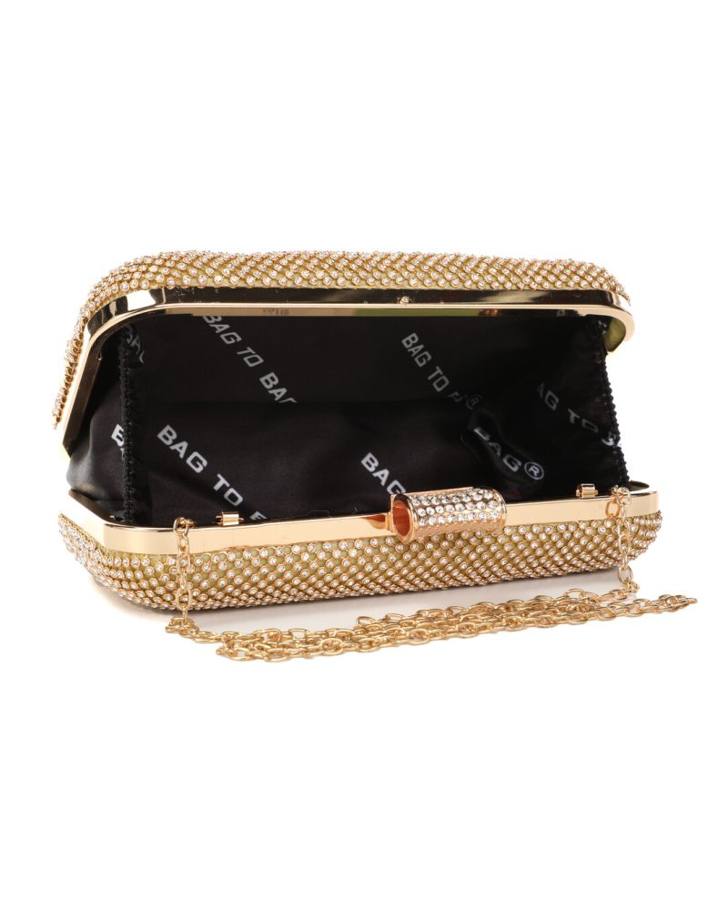 Τσάντα φάκελος clutch JH2229 - Χρυσό - Image 2