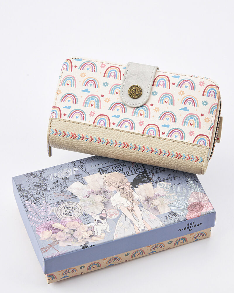 Sweet Candy Vintage Story – Πορτοφόλι με Shabby Chic Λεπτομέρειες & Ρομαντικό Ύφος - Image 3
