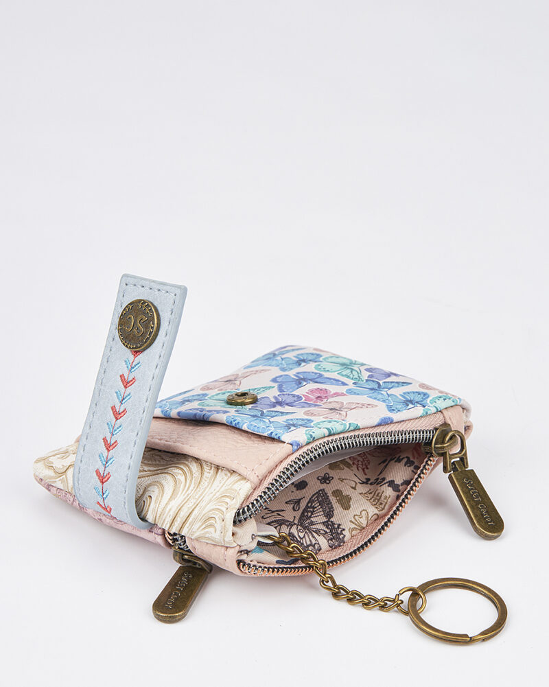 Sweet Candy Γυναικείο Mini Πορτοφόλι με Ρετρό Καθρέφτη & Vintage Στυλ – Mirror Bloom - Image 4