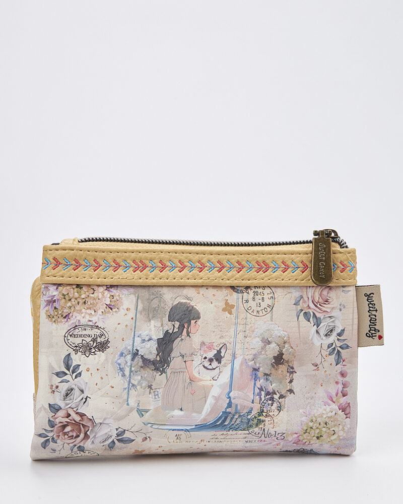 Sweet Candy Γυναικείο Πορτοφόλι με Vintage Floral Σχέδιο – Floral Whisper - Image 2
