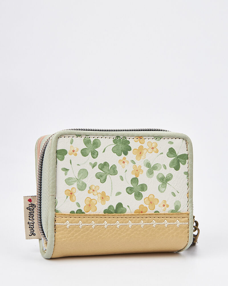 Sweet Candy Γυναικείο Mini Πορτοφόλι με Floral Σχέδιο & Ρομαντική Αύρα – Floral Whisper - Image 4