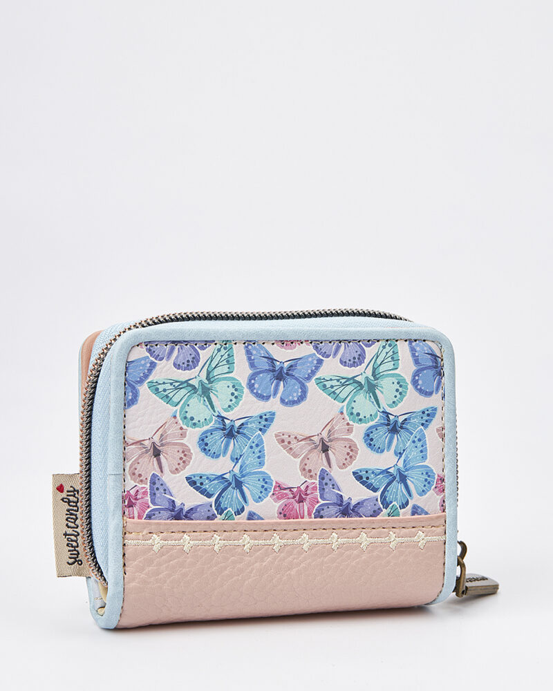 Sweet Candy Γυναικείο Mini Πορτοφόλι με Vintage Καθρέφτη & Κομψή Φιγούρα – Mirror Bloom - Image 4