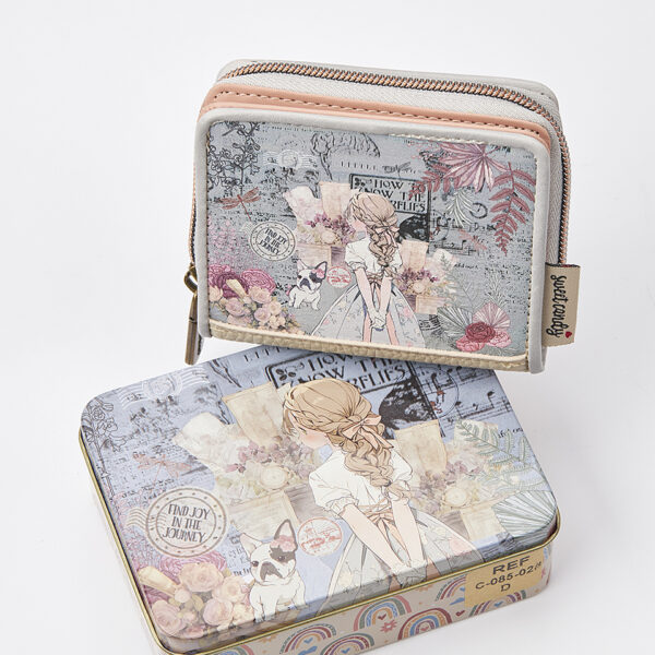 Sweet Candy Γυναικείο Mini Πορτοφόλι με Shabby Chic Λεπτομέρειες – Vintage Story