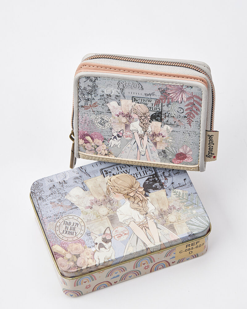 Sweet Candy Γυναικείο Mini Πορτοφόλι με Shabby Chic Λεπτομέρειες – Vintage Story
