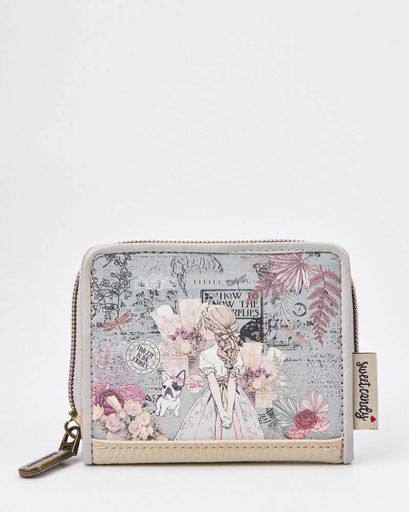 Sweet Candy Γυναικείο Mini Πορτοφόλι με Shabby Chic Λεπτομέρειες – Vintage Story - Image 2
