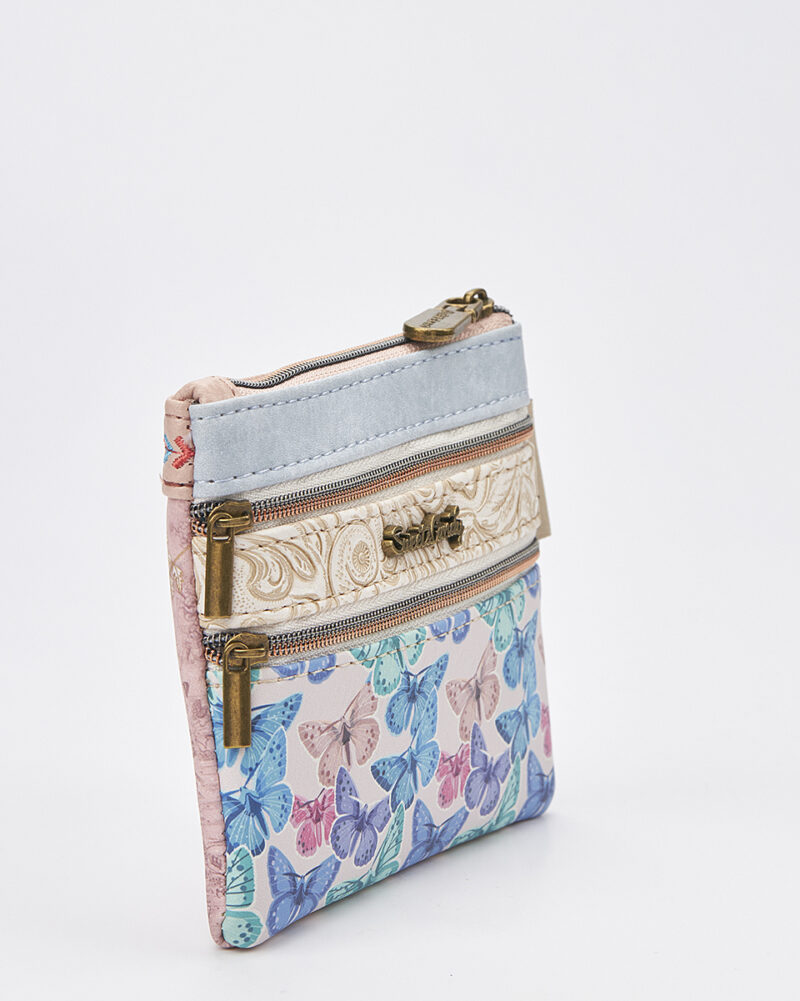Sweet Candy Γυναικείο Mini Πορτοφόλι με Vintage Καθρέφτη & Ρομαντικό Ύφος – Mirror Bloom - Image 3