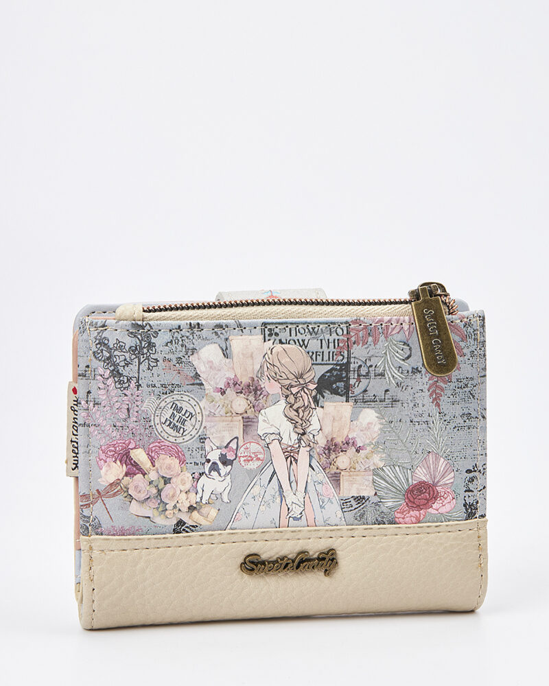 Sweet Candy Γυναικείο Πορτοφόλι με Shabby Chic Στυλ & Πρακτική Διάταξη – Vintage Story - Image 2