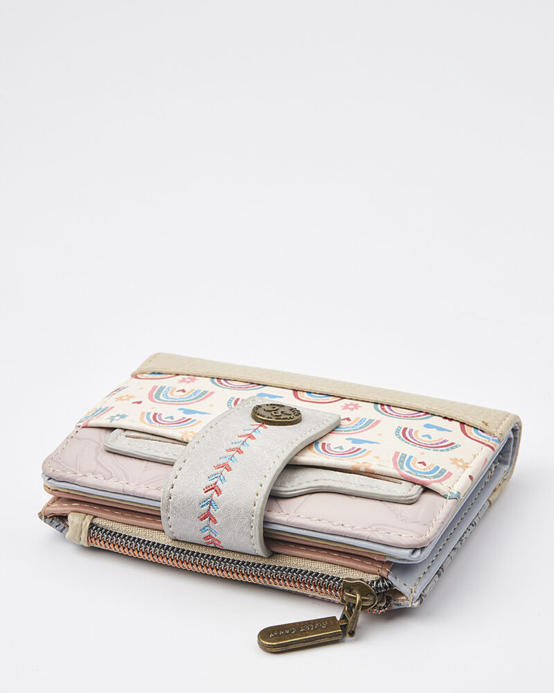 Sweet Candy Γυναικείο Πορτοφόλι με Shabby Chic Στυλ & Πρακτική Διάταξη – Vintage Story - Image 3