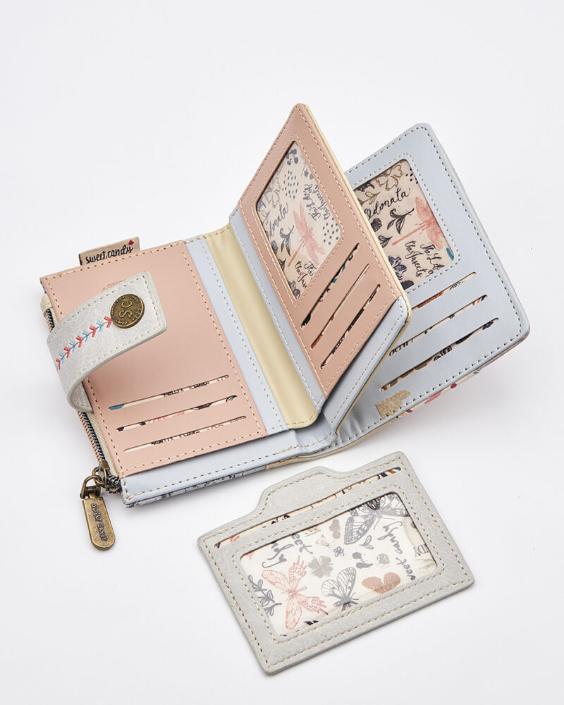 Sweet Candy Γυναικείο Πορτοφόλι με Shabby Chic Στυλ & Πρακτική Διάταξη – Vintage Story - Image 4