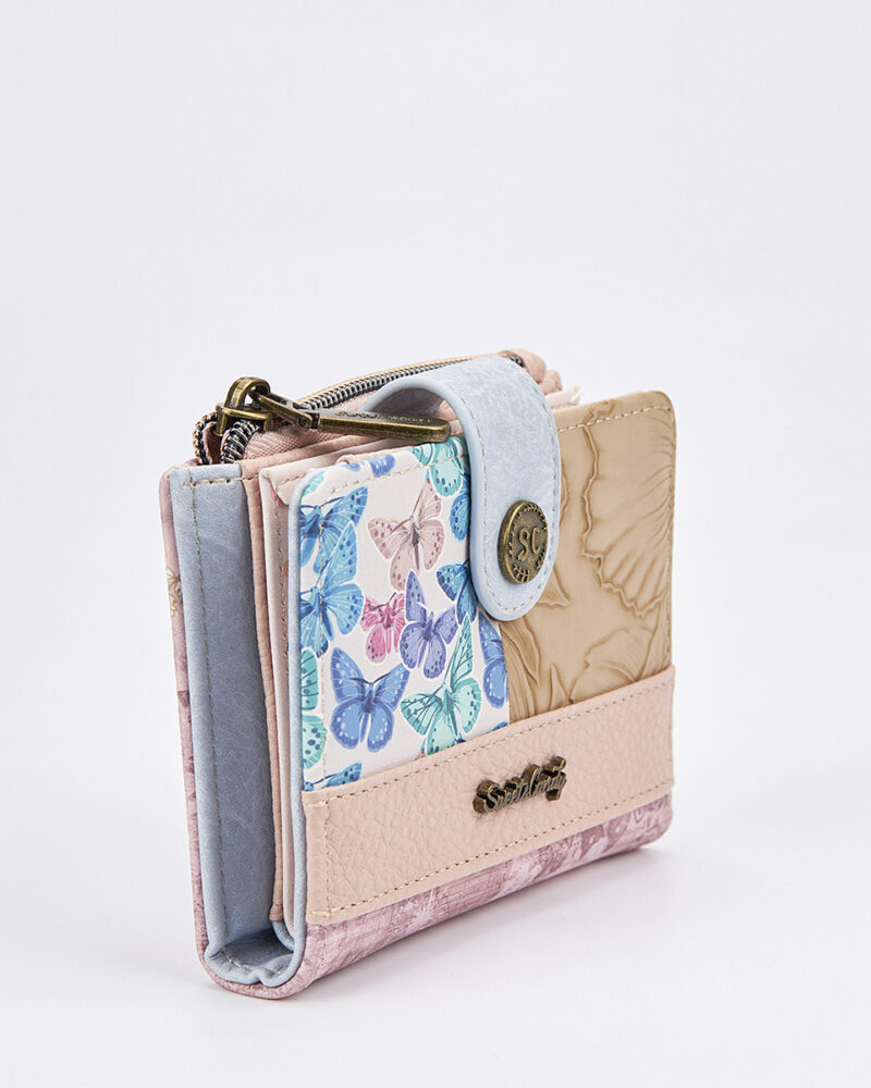 Sweet Candy Γυναικείο Πορτοφόλι με Vintage Καθρέφτη & Ρετρό Design – Mirror Bloom - Image 2