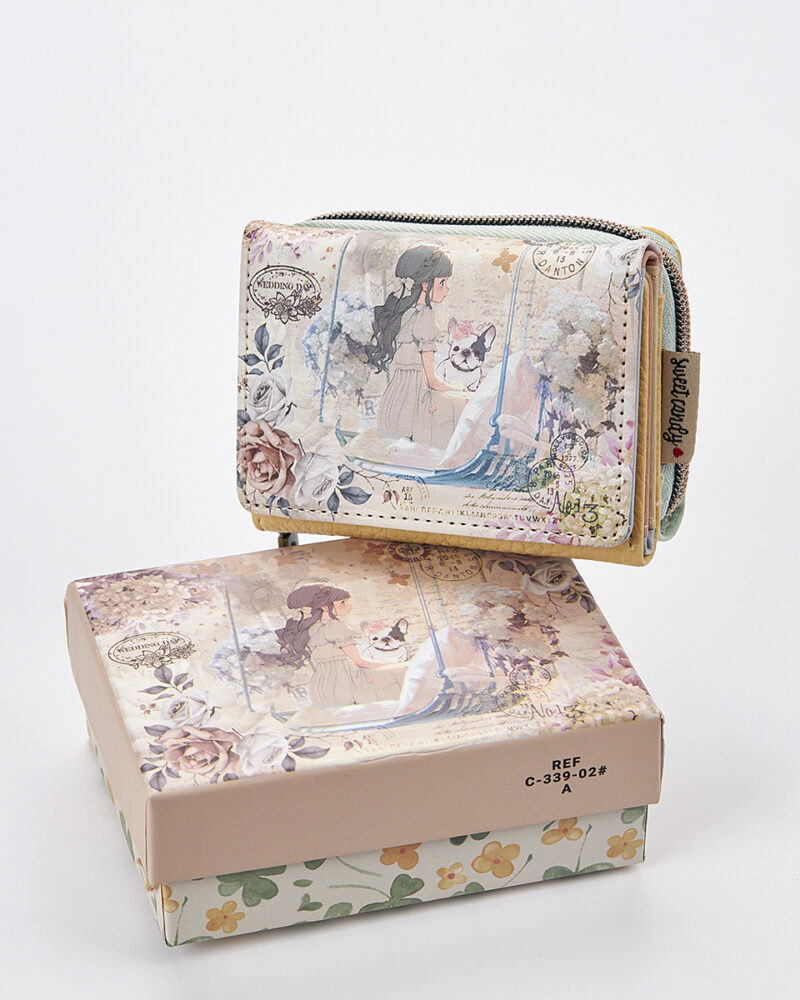 Sweet Candy Γυναικείο Πορτοφόλι με Vintage Floral Σχέδιο – Floral Whisper - Image 2