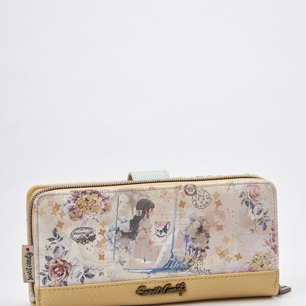 Sweet Candy Γυναικείο Πορτοφόλι με Vintage Floral Καπάκι – Floral Whisper