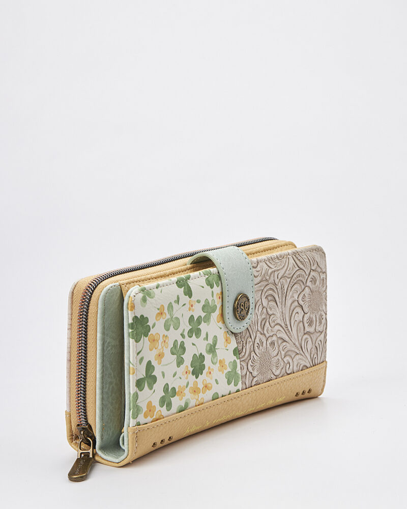 Sweet Candy Γυναικείο Πορτοφόλι με Vintage Floral Καπάκι – Floral Whisper - Image 3