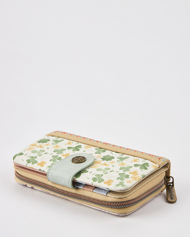 Sweet Candy Γυναικείο Πορτοφόλι με Floral Σχέδιο και Καπάκι – Floral Whisper - Image 2