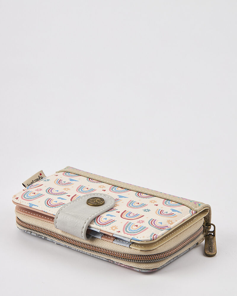 Sweet Candy Γυναικείο Πορτοφόλι με Ανάγλυφα Σχέδια & Vintage Έμπνευση – Vintage Story - Image 2