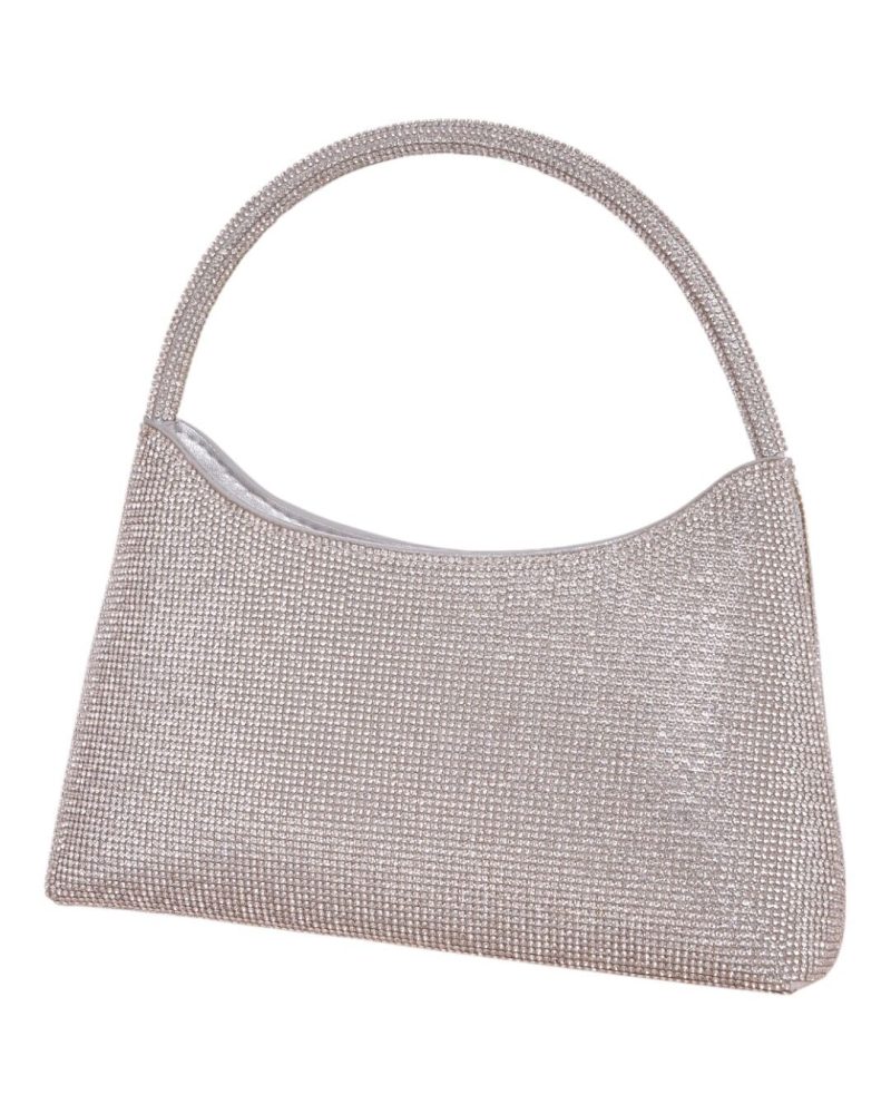 Τσάντα φάκελος clutch MD2407 - Ασημί - Image 2