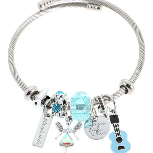 Βραχιόλι με κιθάρα QW-8124-15 - Γαλάζιο