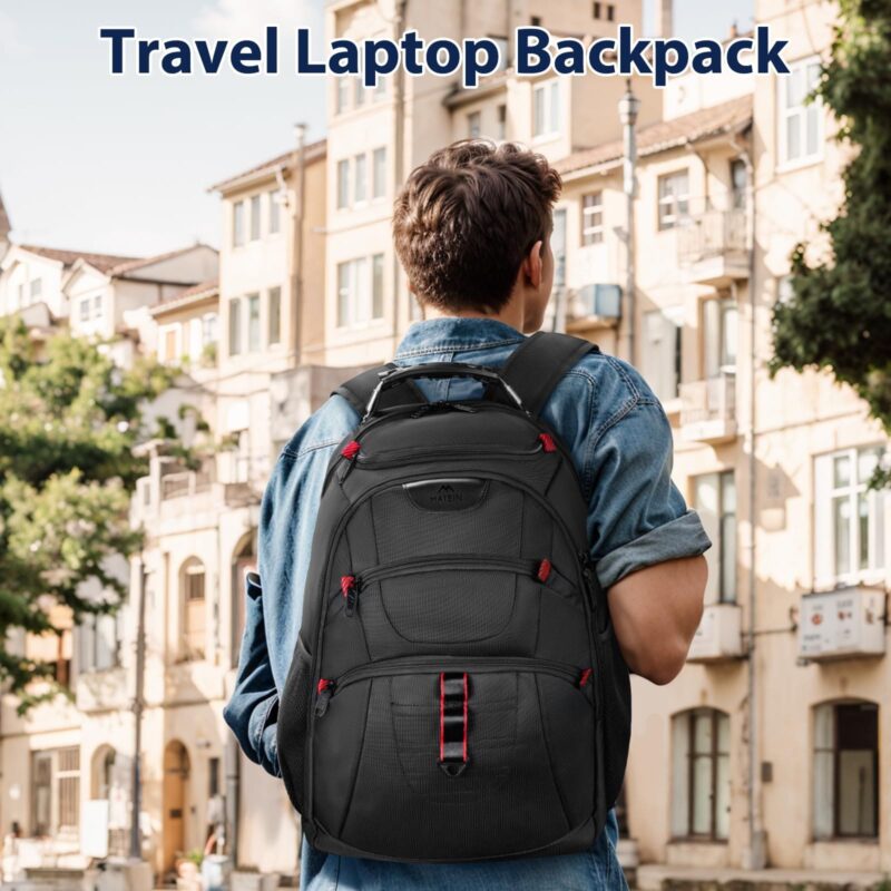 Σακίδιο πλάτης Travel Usb 40L Laptop 17,3” Matein 1714 μαύρο - Image 2