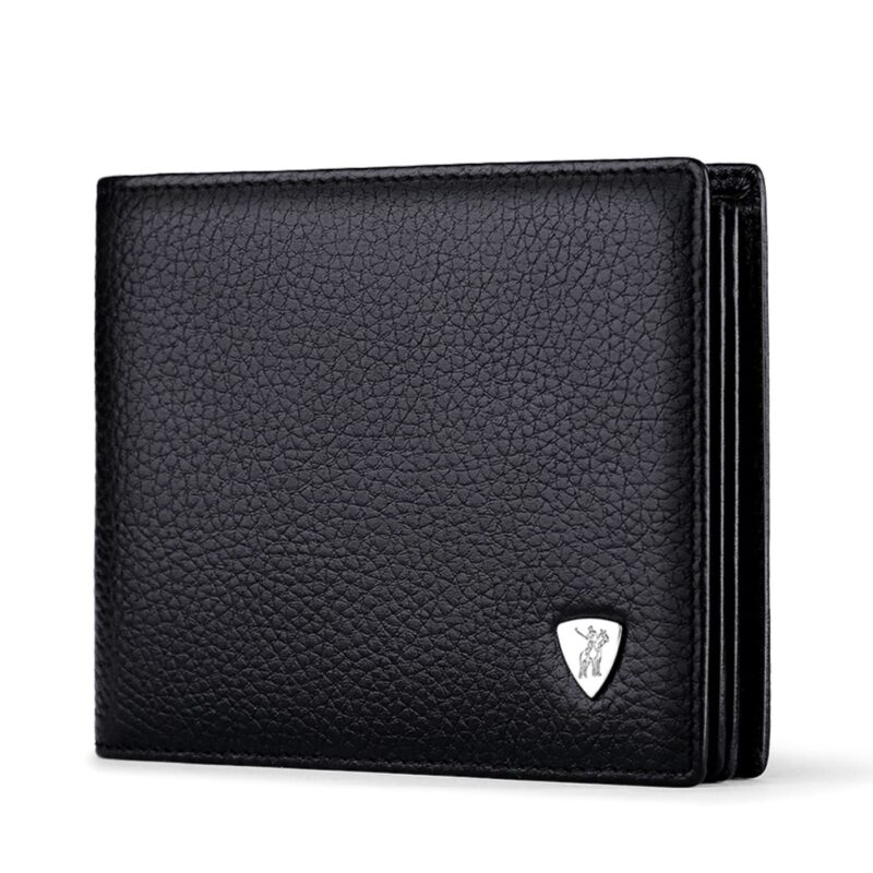 Δερμάτινο Ανδρικό πορτοφόλι William Polo 213  black