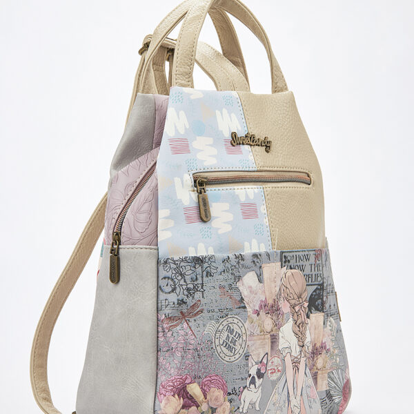 Sweet Candy Γυναικείο Backpack με Floral Σχέδιο και Ρετρό Ατμόσφαιρα – Floral Whisper