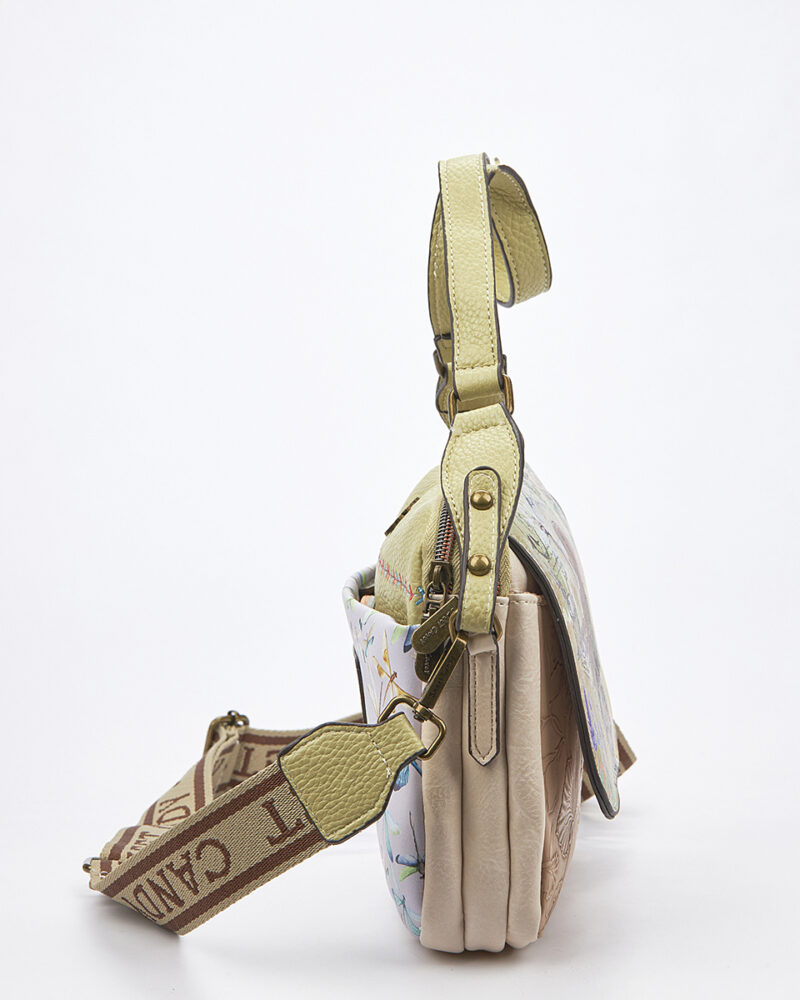 Sweet Candy Crossbody με Μοτίβο Λεβάντα και Ρετρό Στυλ – Lavender Walk - Image 3