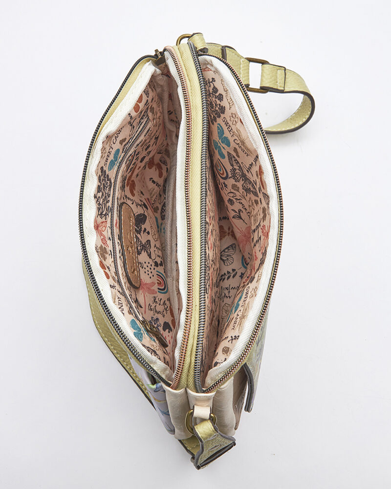 Sweet Candy Crossbody με Μοτίβο Λεβάντα και Ρετρό Στυλ – Lavender Walk - Image 4